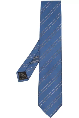 BRIONI Diagonal pattern silk tie
