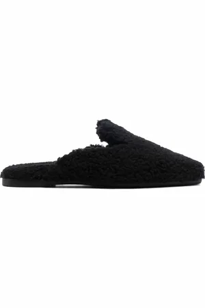 HUGO BOSS Slippers de pelo artificial
