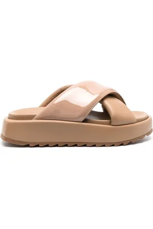 Gia Borghini Flip flops con tiras cruzadas