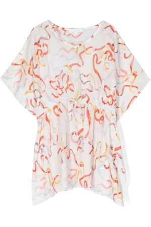 Chloé Vestido con estampado gráfico