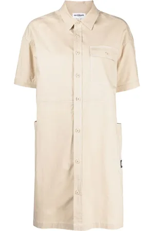 Chocoolate Vestido camisero manga corta