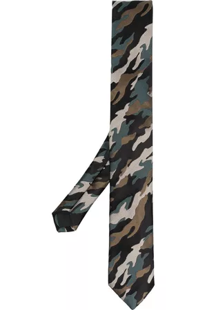 Karl Lagerfeld Hombre Corbatas - Camouflage-print silk tie