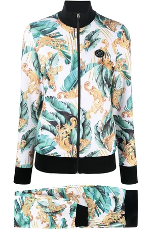 Philipp Plein Pants con estampado floral