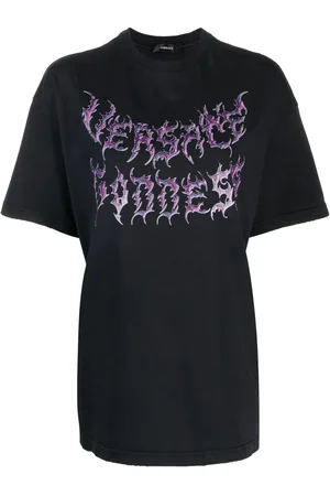 VERSACE Playera con logo estampado