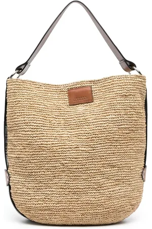 Isabel Marant Tote de rafia Bayia