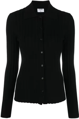 Filippa K Cárdigan de canalé con botones