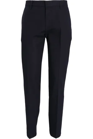 Emporio Armani Pantalones tapered con placa del logo