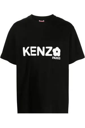 Kenzo Playera Boke Flower con logo estampado