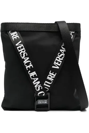 VERSACE Bolsa crossbody con logo estampado