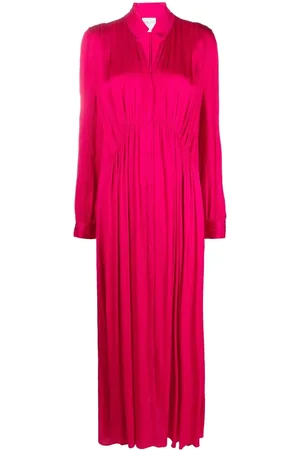 FORTE FORTE Vestido con pliegues de manga larga