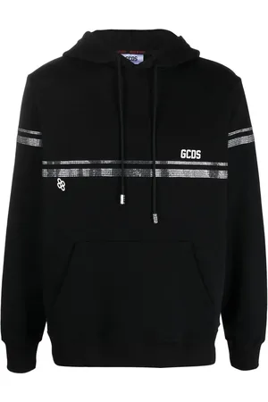 GCDS Hoodie con detalles de cristal
