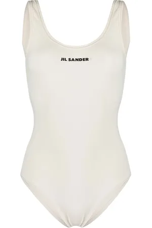 Jil Sander Traje de baño con logo estampado
