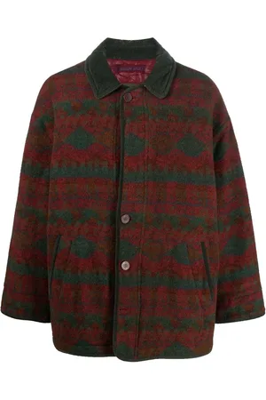 Missoni Abrigo con motivo de rombos 1980