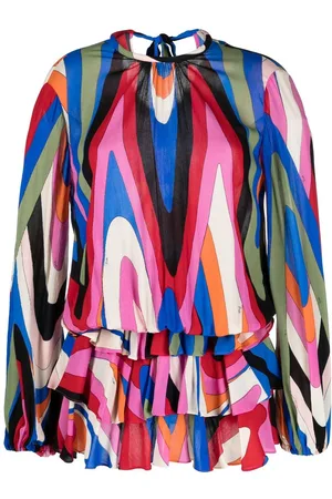 Puccini Vestido corto con estampado Iride