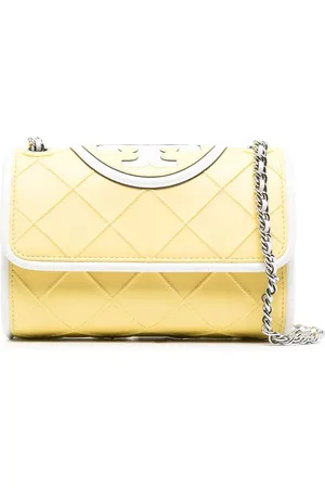 Tory Burch Bolsa crossbody capitonada con motivo bordado