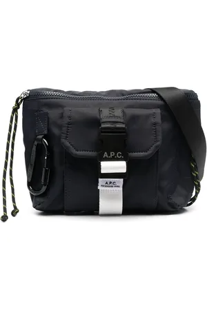 A.P.C. Cangurera con parche del logo