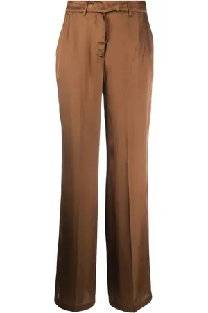 SEMICOUTURE Pantalones rectos con tiro alto