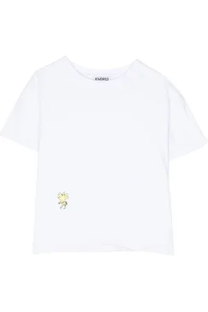 Kindred Playera manga corta con motivo bordado