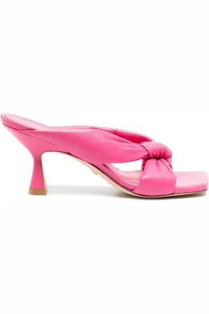 Stuart Weitzman Sandalias slip-on con puntera cuadrada