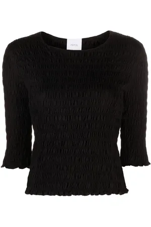 Patou Top con cuello redondo