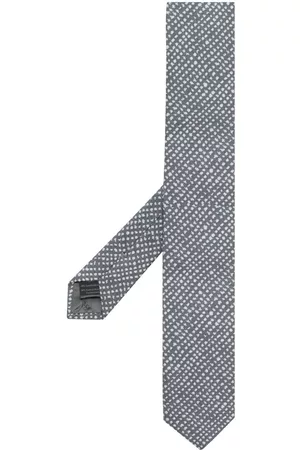Emporio Armani Irregular dots jacquard tie
