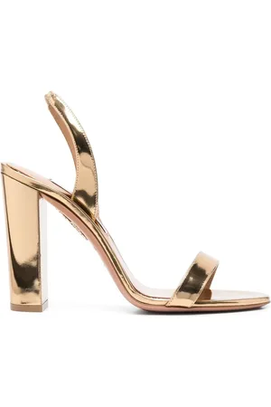 Aquazzura Sandalias con tacón cuadrado