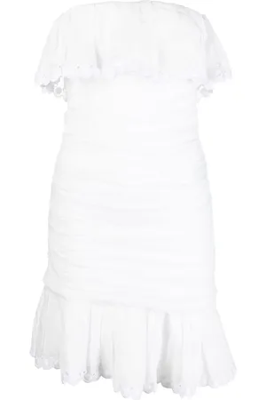 Isabel Marant Vestido corto Oxani con hombros descubiertos