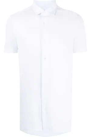 Emporio Armani Camisa de popelina manga corta