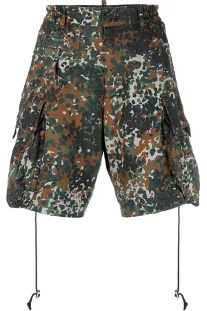 Dsquared2 Shorts cargo con estampado militar