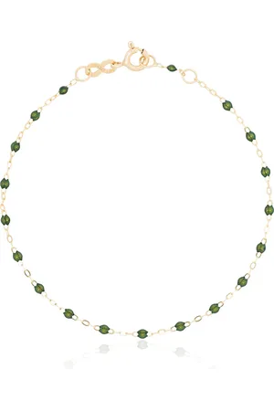 GIGI CLOZEAU Pulsera Classic Gigi en oro amarillo de 18kt con mostacillas