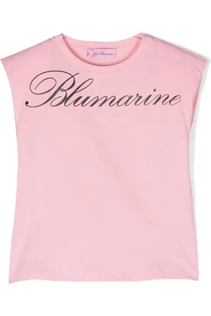 MISS BLUMARINE Playera con mariposas estampadas