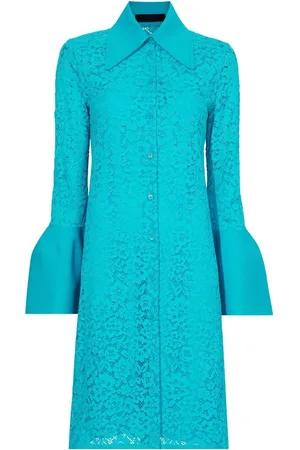 Proenza Schouler Vestido camisero con encaje floral