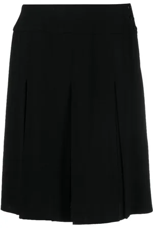 CHANEL Falda con pliegues 1990
