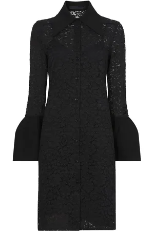 Proenza Schouler Vestido camisero con encaje floral