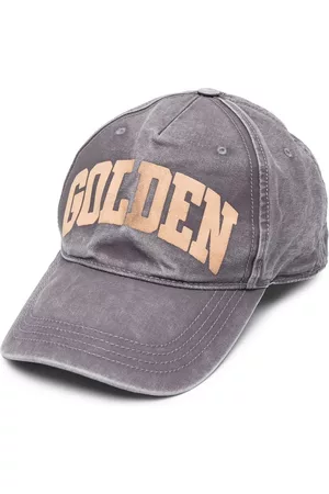 Golden Goose Washed logo print cap