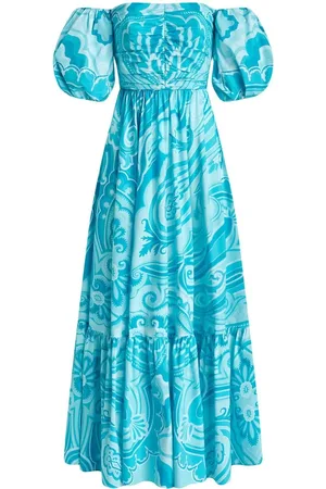 Etro Vestido largo con hombros descubiertos