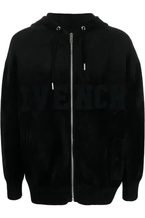 Givenchy Hoodie con cierre y logo estampado