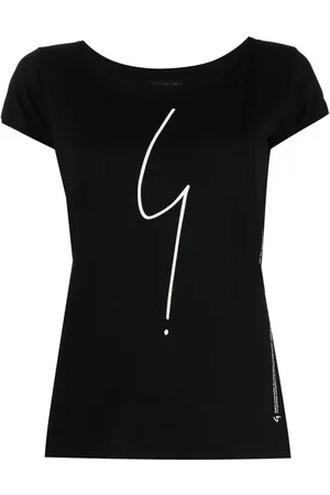 AGNÈS B. Playera con logo estampado