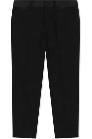 Dolce & Gabbana Pantalones con logo DG en jacquard