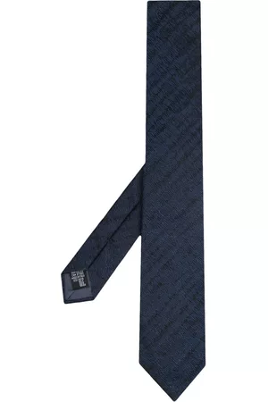 Emporio Armani Hombre Pajaritas - Corbata de seda texturizada