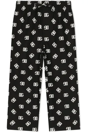 Dolce & Gabbana Pantalones de pijama con logo DG