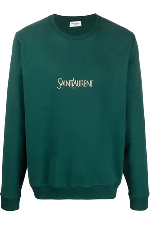 Saint Laurent Sudadera con logo estampado