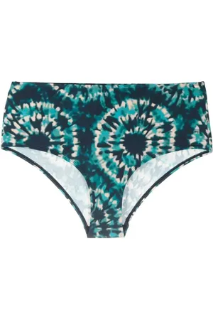 Marlies Dekkers Bikini bottom con motivo tie dye de tiro alto