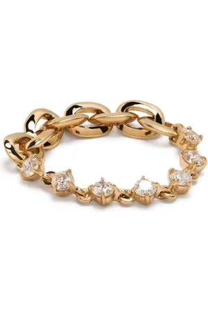 Lizzie Mandler Anillo Éclat en oro amarillo de 18kt con diamantes