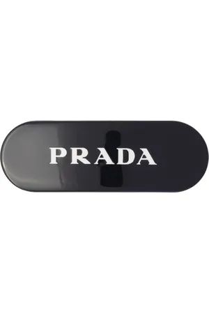 Prada Broche para el cabello con logo estampado
