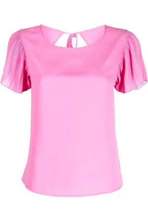 Liu Jo Blusa plisada manga corta