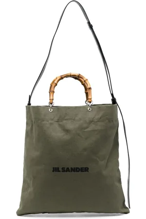 Jil Sander Tote con asa de bambú