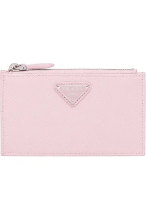 Prada Tarjetero con placa del logo