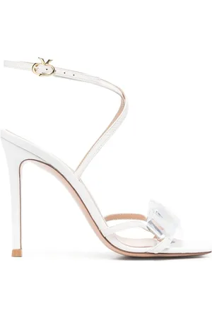 Gianvito Rossi Sandalias con tiras y aplique de cristal