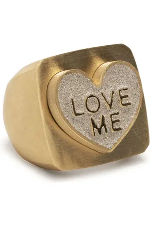 Lauren Rubinski Anillo Love Me en oro amarillo de 14kt